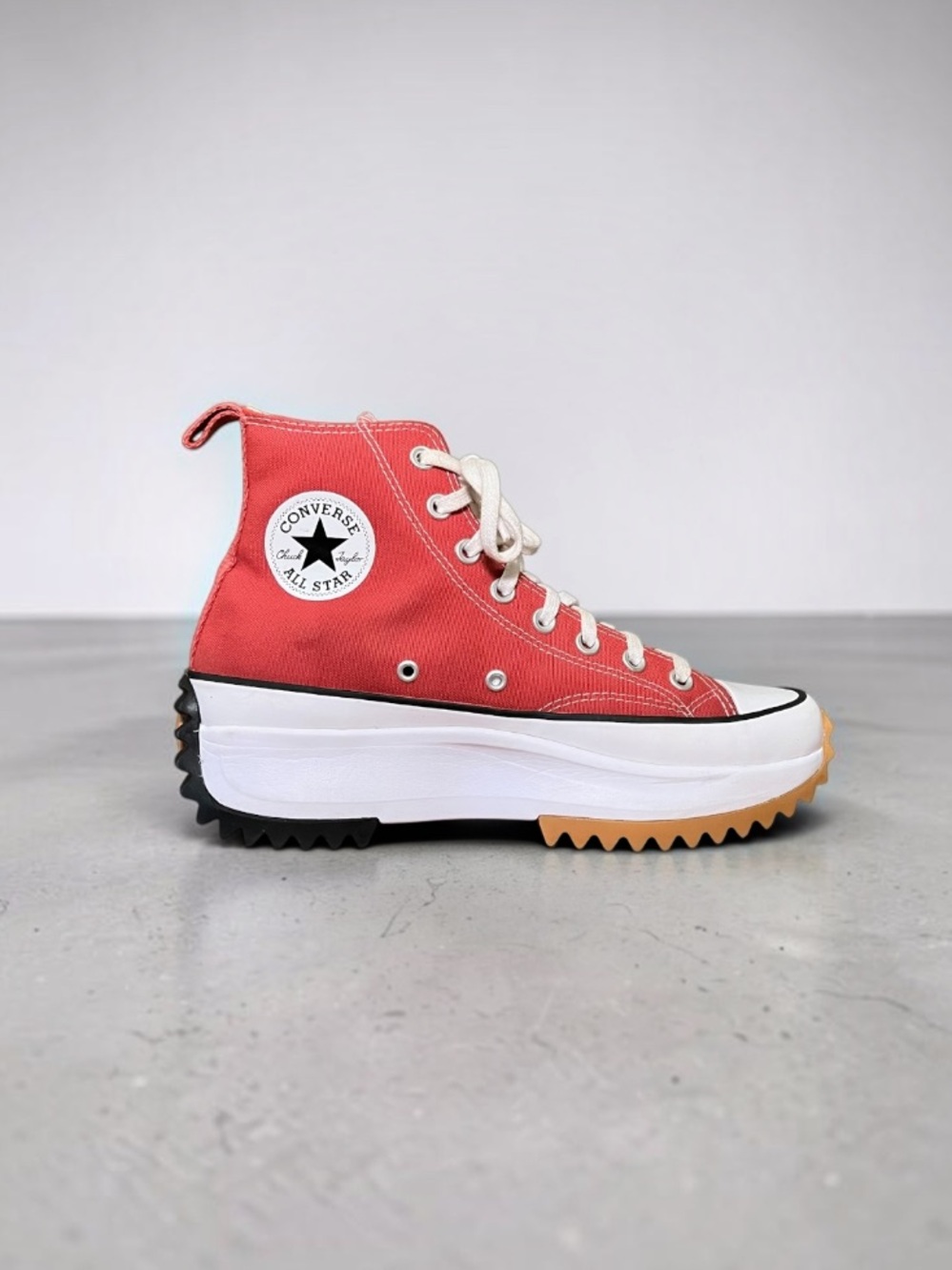 Converse Run Star Hike Platform Rhubarb Pie High Top Sneakers - Picture 2 of 10